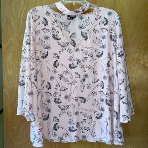 Women’s ANA Blouse w Built in Choker